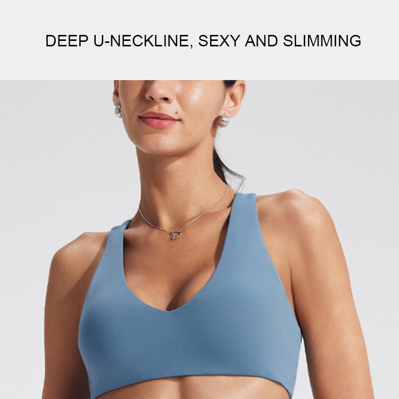 Breathable Racerback Yoga Sports Bra NY1339 8