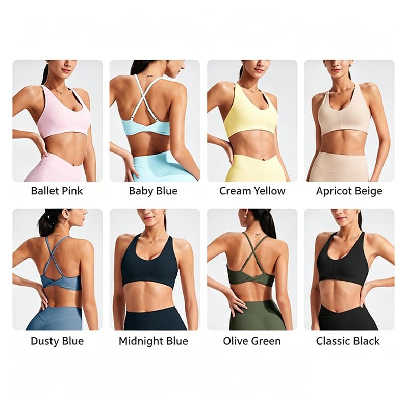 Cross Back High Support Sports Bra B XL36 5
