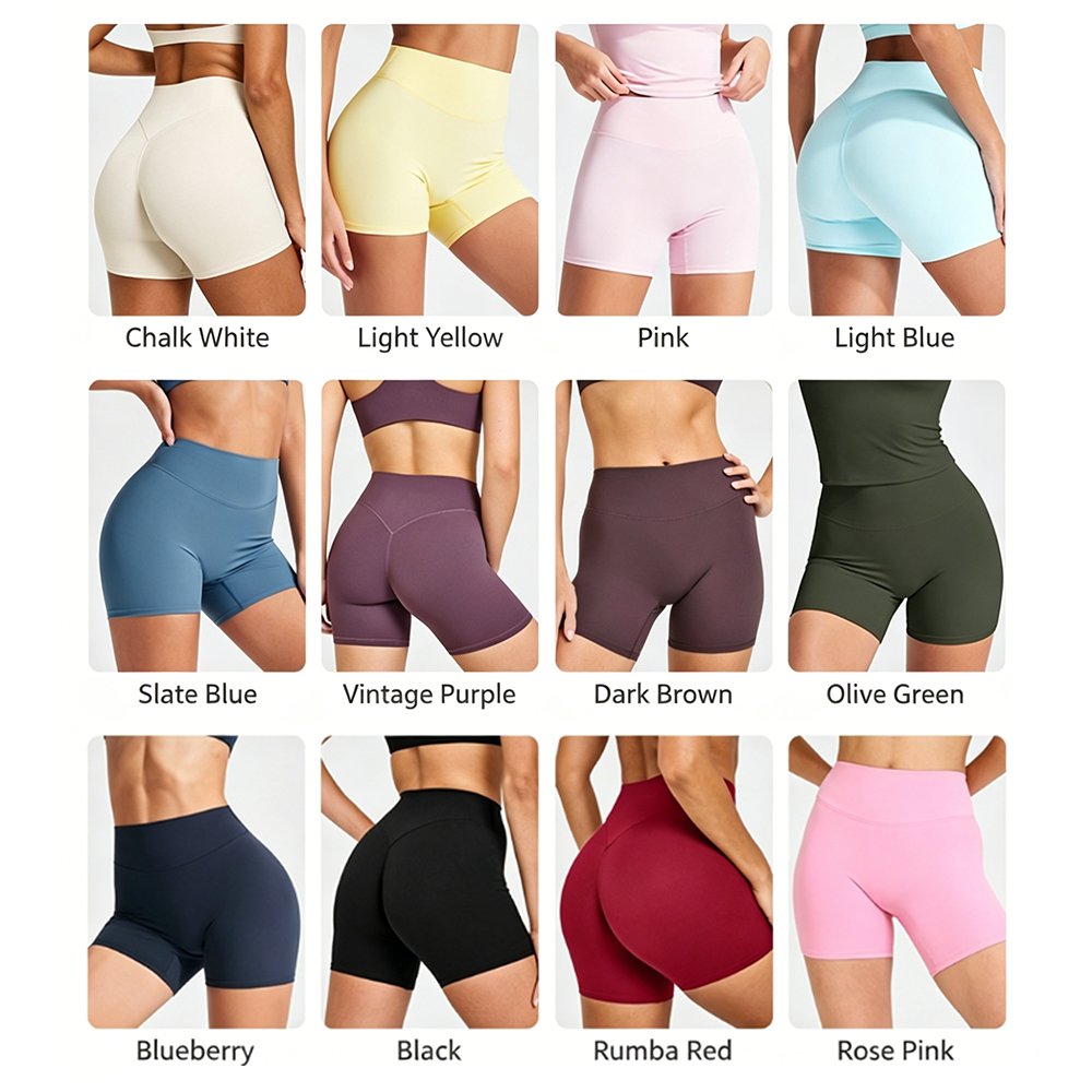 Tummy Control Yoga Shorts D XL41 2 1
