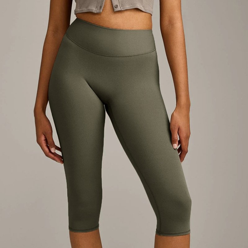 High Waist Butt Lifting Capri Yoga Leggings YK1554 6