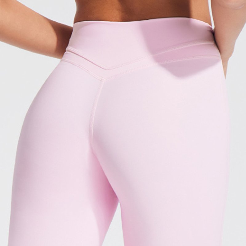 High Waist V Cut Flare Yoga Leggings YK1332 7