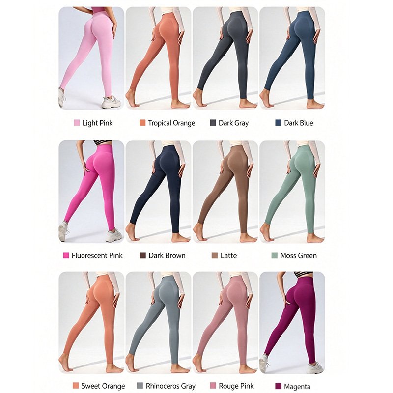 High Waisted No VPL Yoga Leggings K940 5