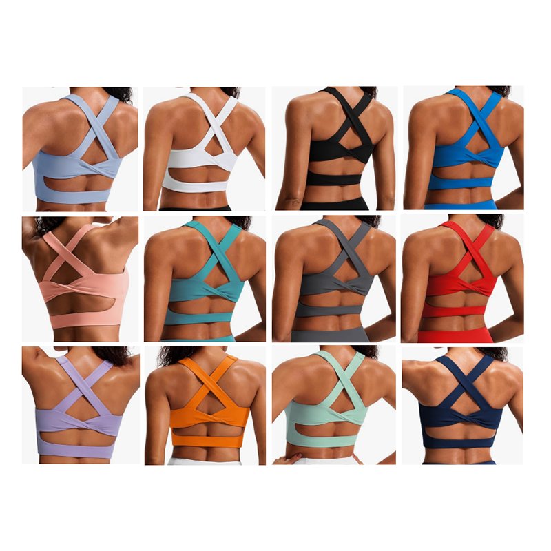 Sports Bras for Women Criss Cross Back AY001 7