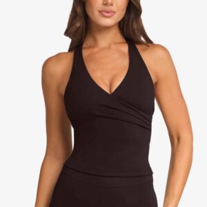 V-Neck Halter Yoga Tank Top YB1346