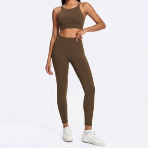🔥 Nawxe-Homepage 2 Eco-Friendly Matching 2 Piece Yoga Workout Sets for Women 11B04 & 11P03