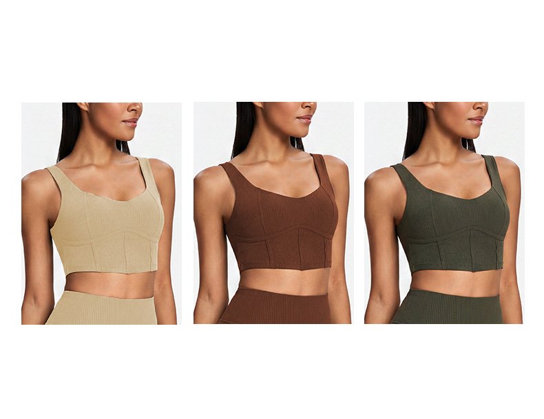 Wholesale Ribbed Corset-Style Sports Bra CB302 8 CB302 4