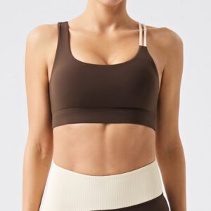 Recycled sports bra wholesale custom design