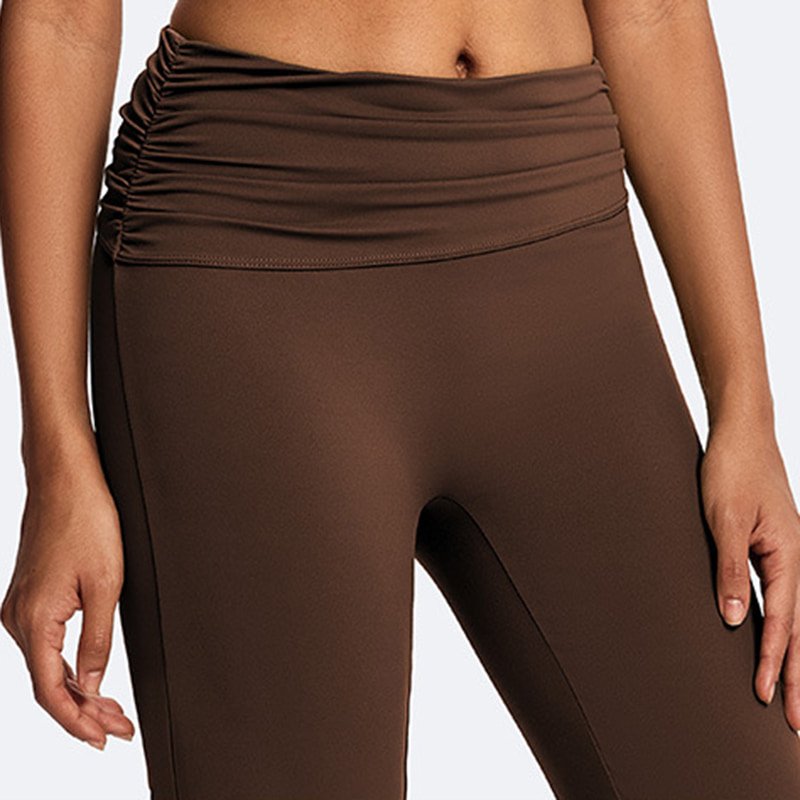 Custom Foldover Ruched Flare Leggings A02 8 A02 2