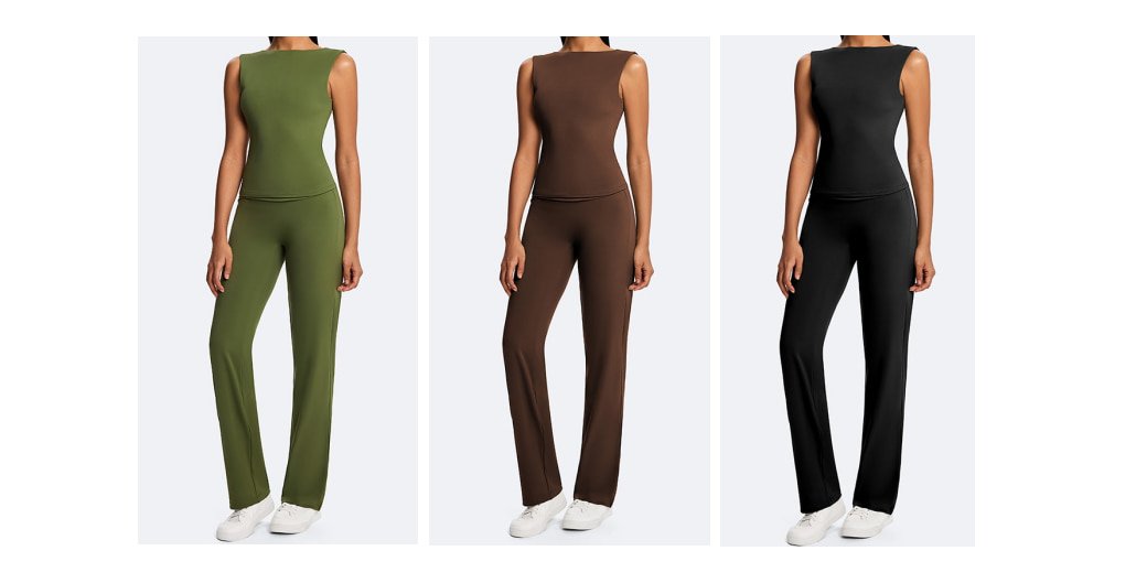 Custom Eco Friendly Sleeveless Yoga Set B211 A02 11 B211 A02 8