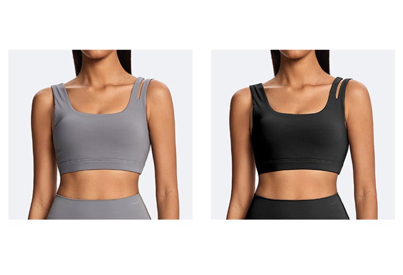 Eco friendly Square Neck Sports Bra B303 4