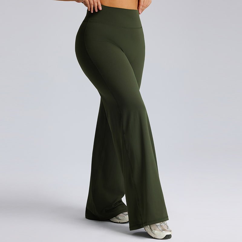 Wholesale Plus Size High Waisted Straight Leg Yoga Pants F245 4 Wholesale Plus Size High Waisted Straight Leg Yoga Pants F245 - Image 4