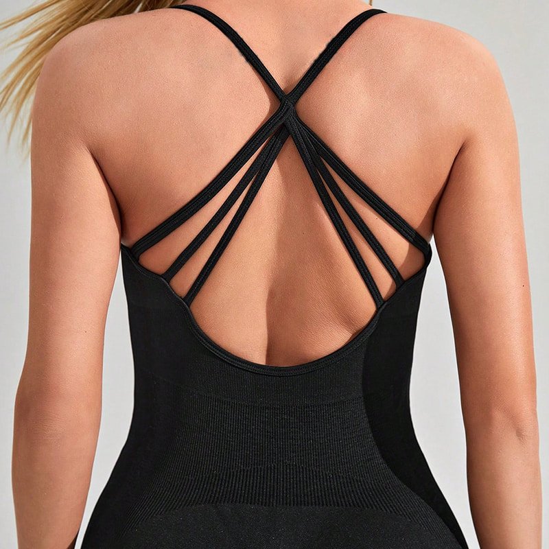 Source Factory Seamless Strappy Back Maternity Yoga Jumpsuit N24309 8 Maternity Activewear N24309 5