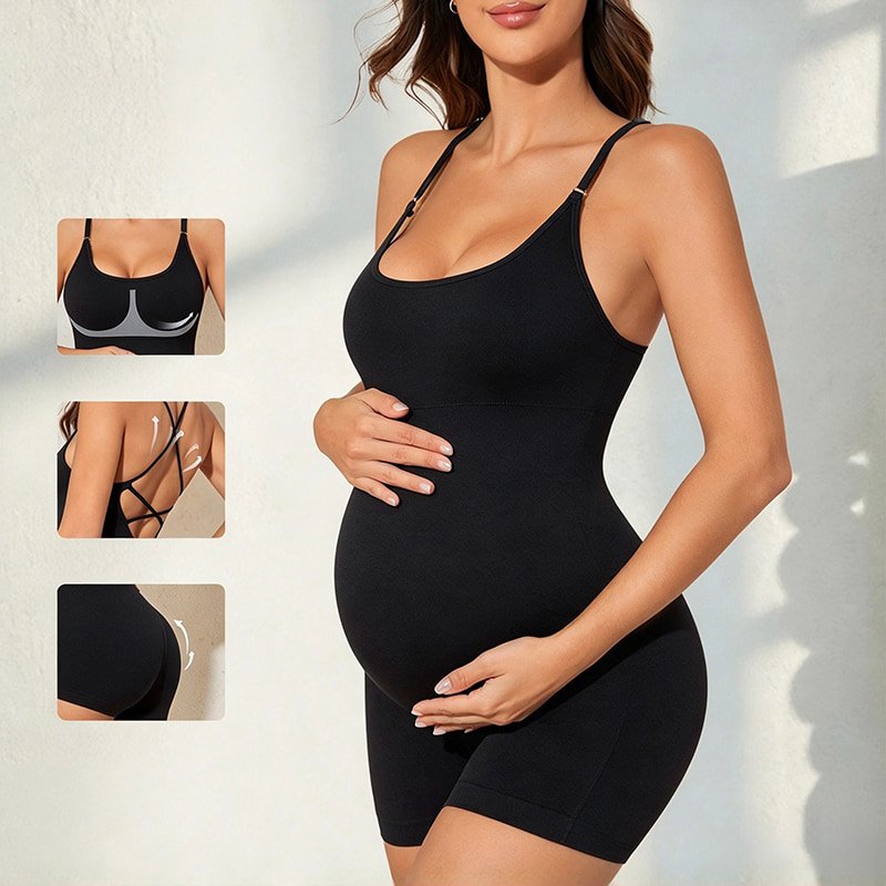 Wholesale Custom Strappy Back Maternity Yoga Onesie N24419 5 Maternity Activewear N24419 9