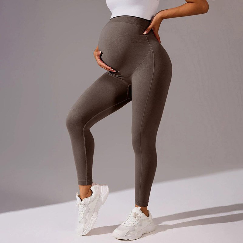 B2B Supplier High Waist Seamless Maternity Yoga Leggings N24301 2 B2B Supplier High Waist Seamless Maternity Yoga Leggings N24301 - Image 2