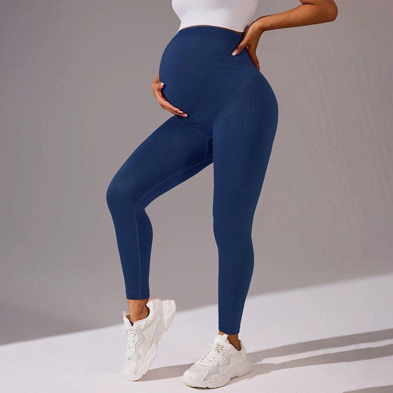 B2B Supplier High Waist Seamless Maternity Yoga Leggings N24301 4 B2B Supplier High Waist Seamless Maternity Yoga Leggings N24301 - Image 4