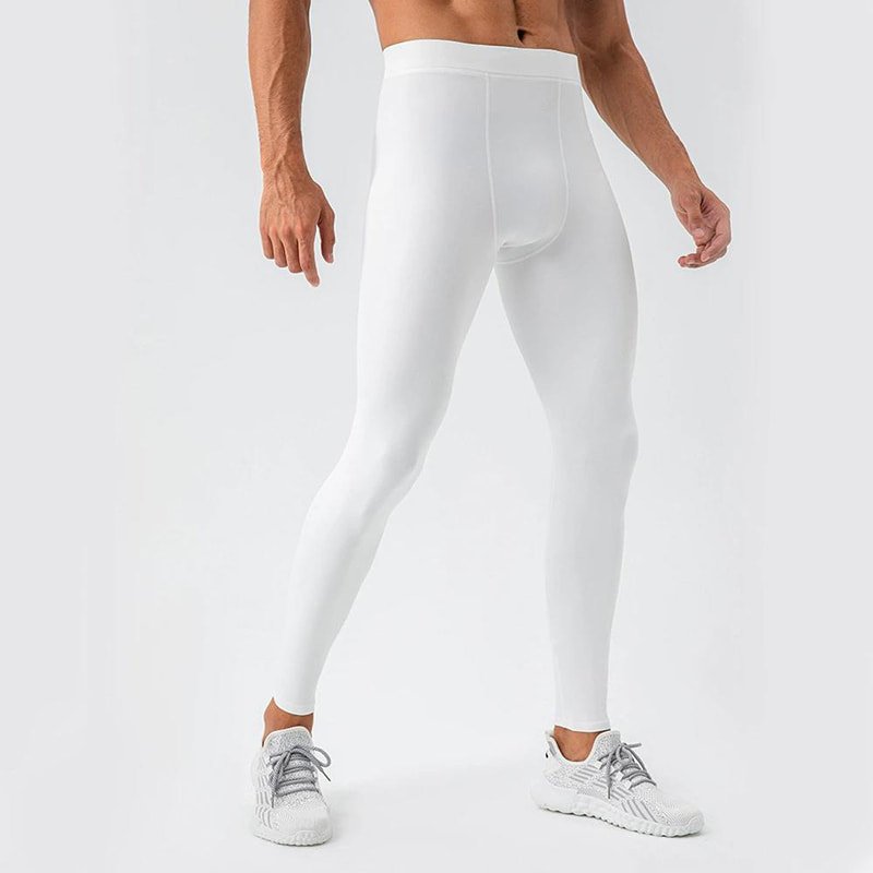 Custom Breathable Nude-Feel Men's Fitness Yoga Tights N31342 4 Custom Breathable Nude-Feel Men's Fitness Yoga Tights N31342 - Image 4