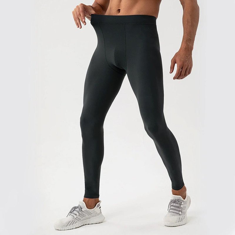 Custom Breathable Nude-Feel Men's Fitness Yoga Tights N31342 6 Custom Breathable Nude-Feel Men's Fitness Yoga Tights N31342 - Image 6