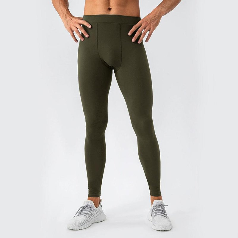 Custom Breathable Nude-Feel Men's Fitness Yoga Tights N31342 3 Custom Breathable Nude-Feel Men's Fitness Yoga Tights N31342 - Image 3