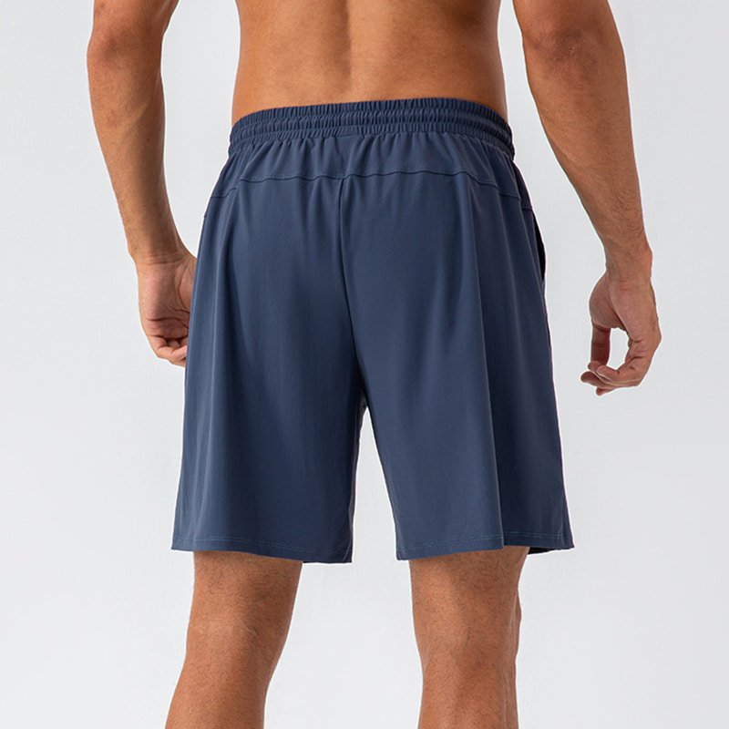 Custom Men's Quick-Dry Breathable Running Shorts N31420 11 Back view of OEM men's quick-dry breathable running shorts design
