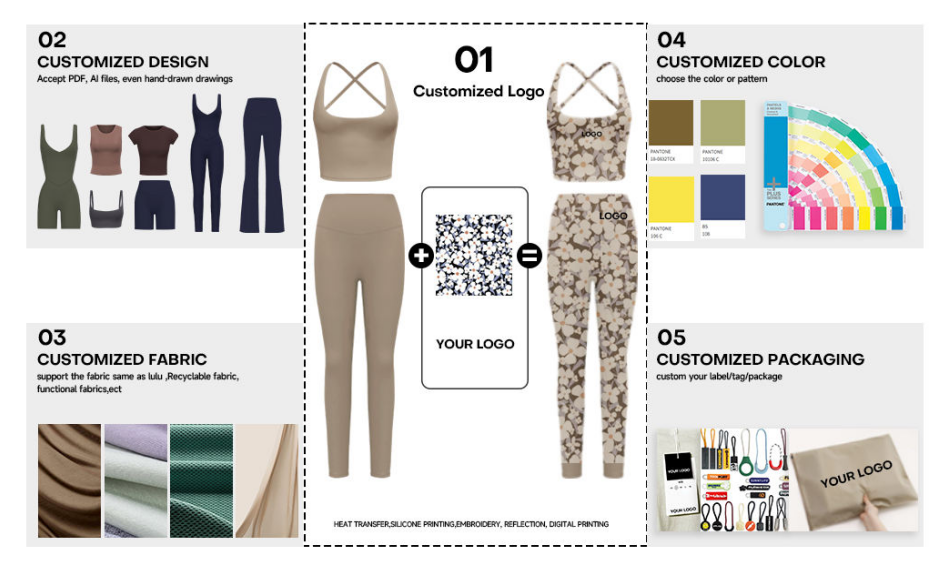 OEM & ODM Services 2 yoga wear OEM ODM